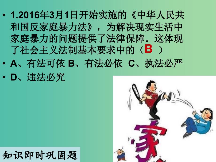 中考政治 第二单元知识点复习归纳课件 粤教版.ppt_第4页