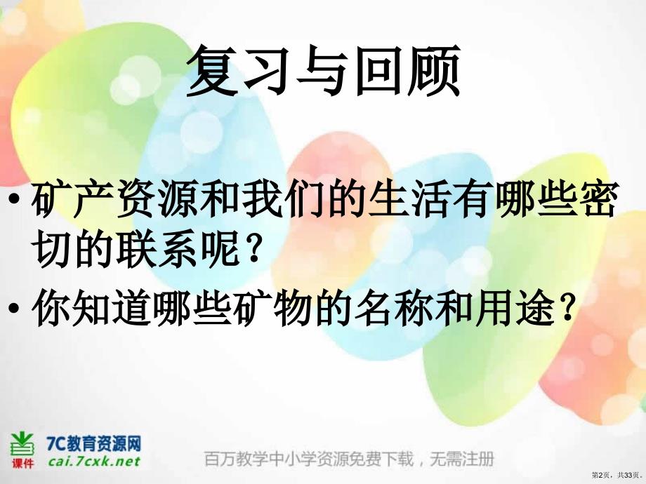 《矿产资源的利用与保护》教学课件(共32张)_第2页