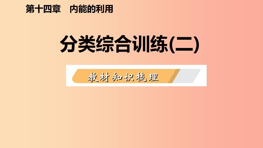 2019年九年级物理全册 14 内能的利用分类综合训练（二）教材知识梳理课件 新人教版.ppt_第2页