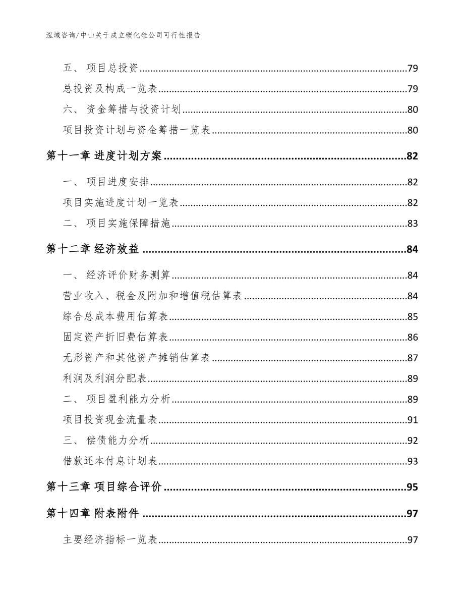 中山关于成立碳化硅公司可行性报告【模板】_第5页