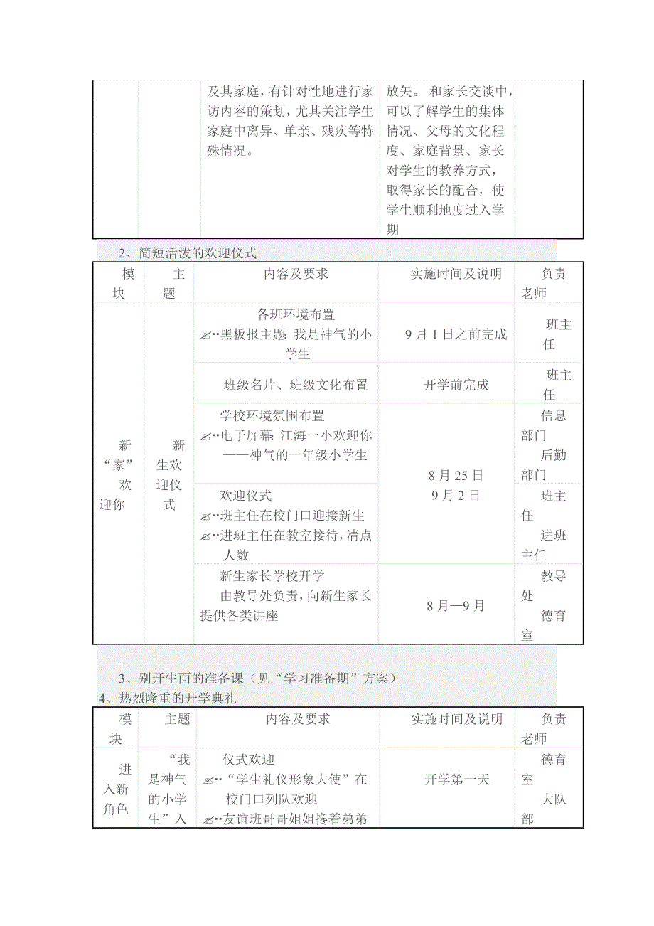 小学“幼小衔接”教育实施方案_第2页