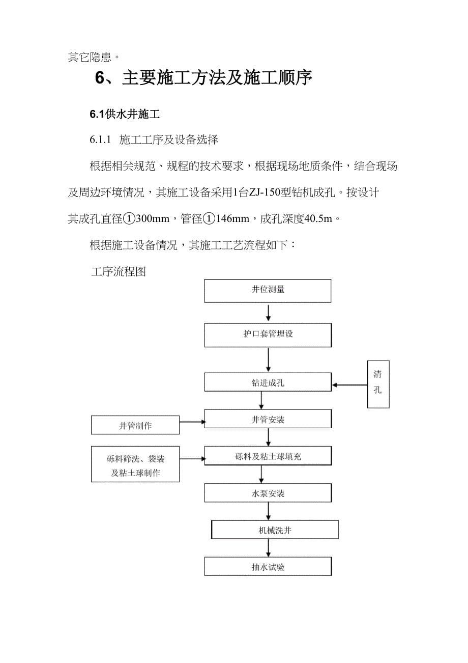 观测井施工方案_第5页