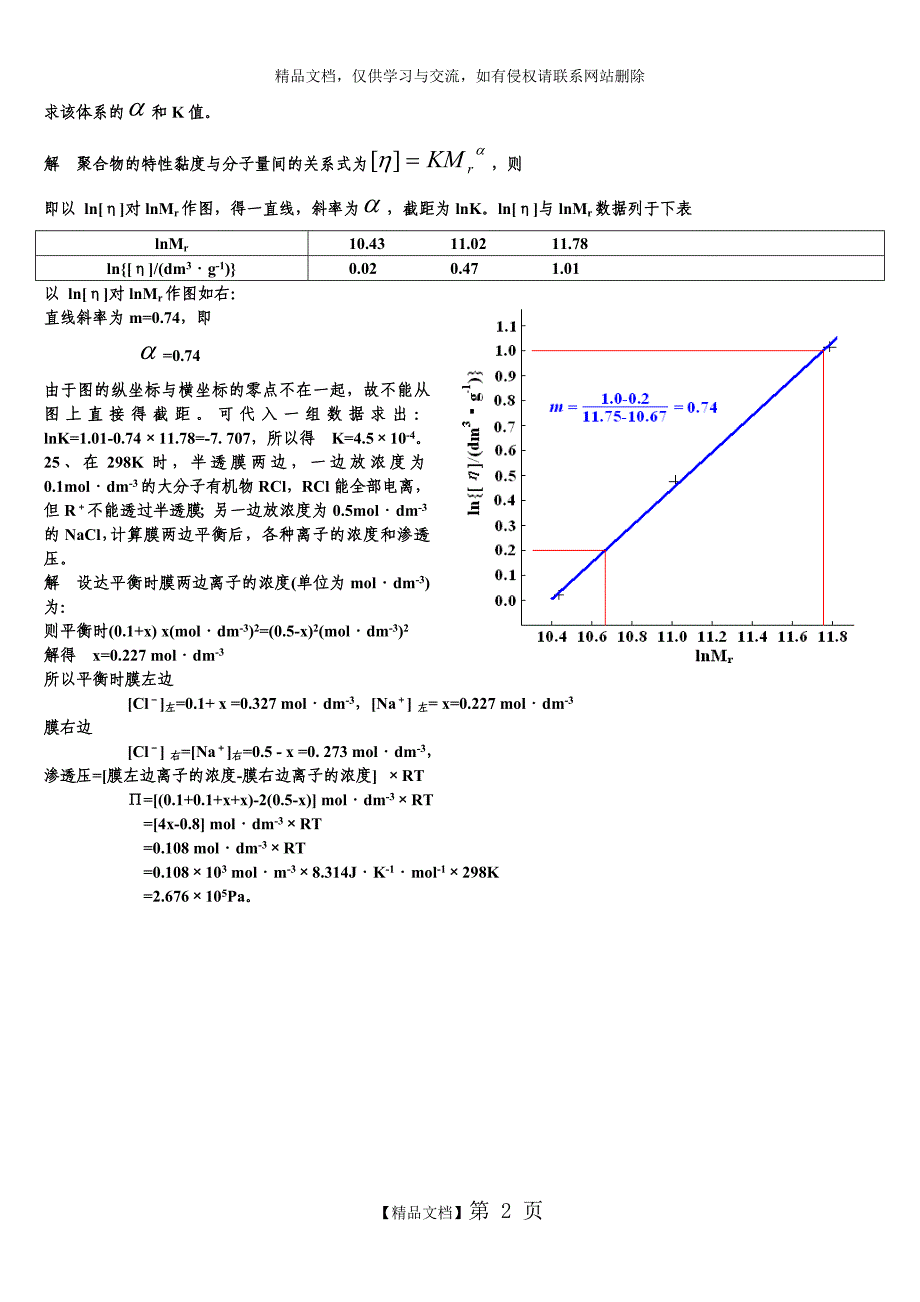 第十四章 胶体化学习题解答_第2页