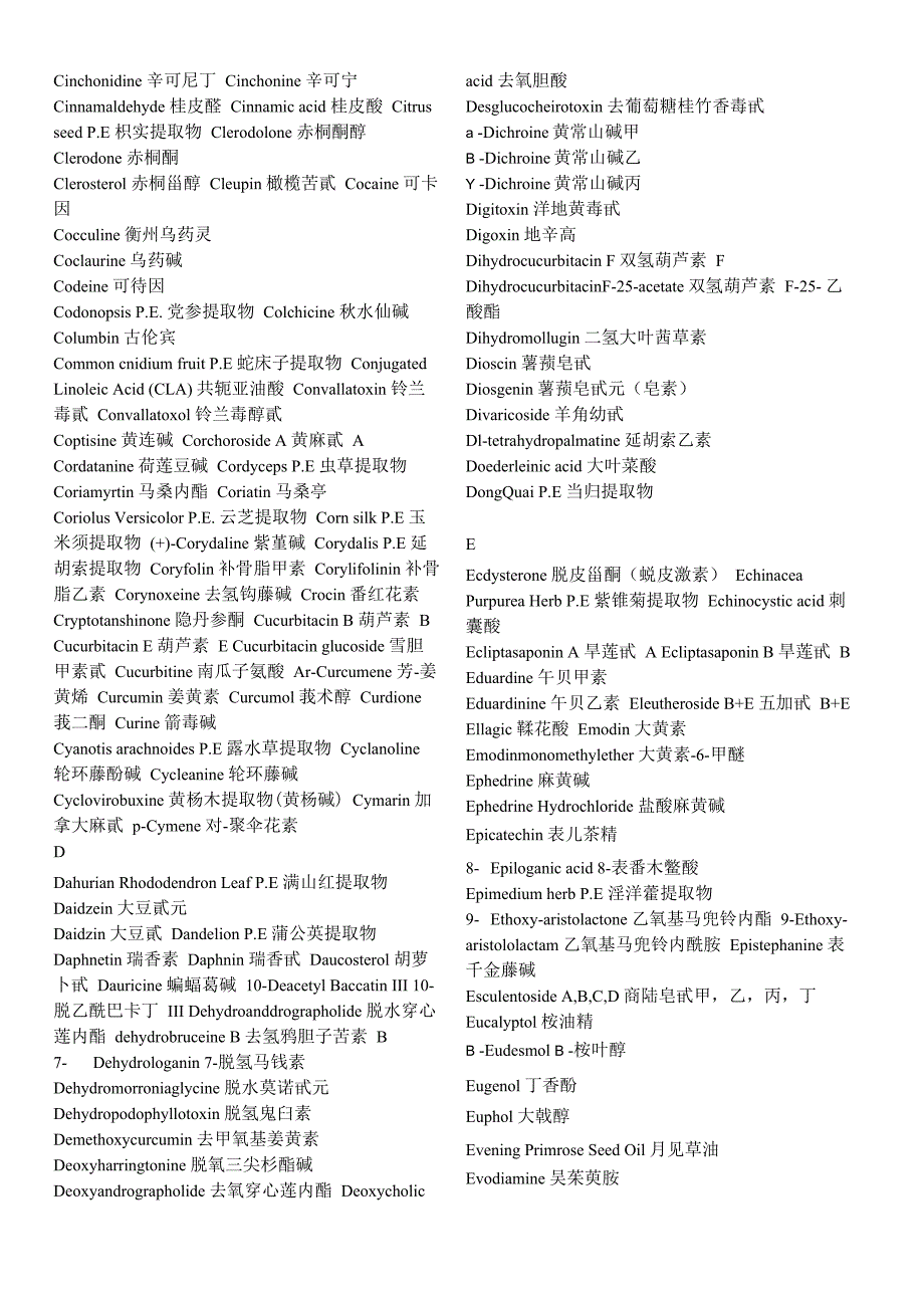 中药英文名表_第3页