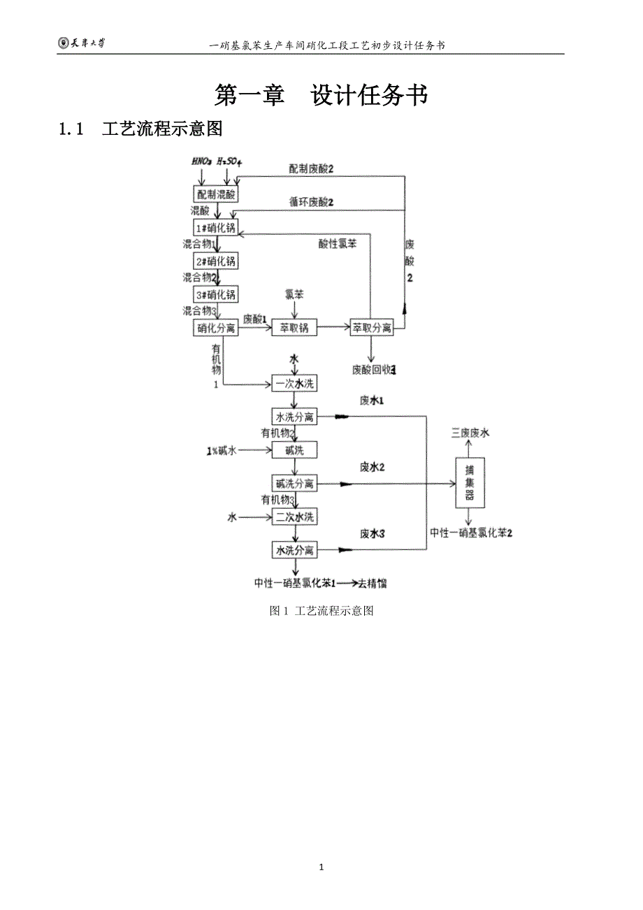 一硝基甲苯课程设计--一硝基氯苯生产车间硝化工段工艺初步设计.doc_第4页