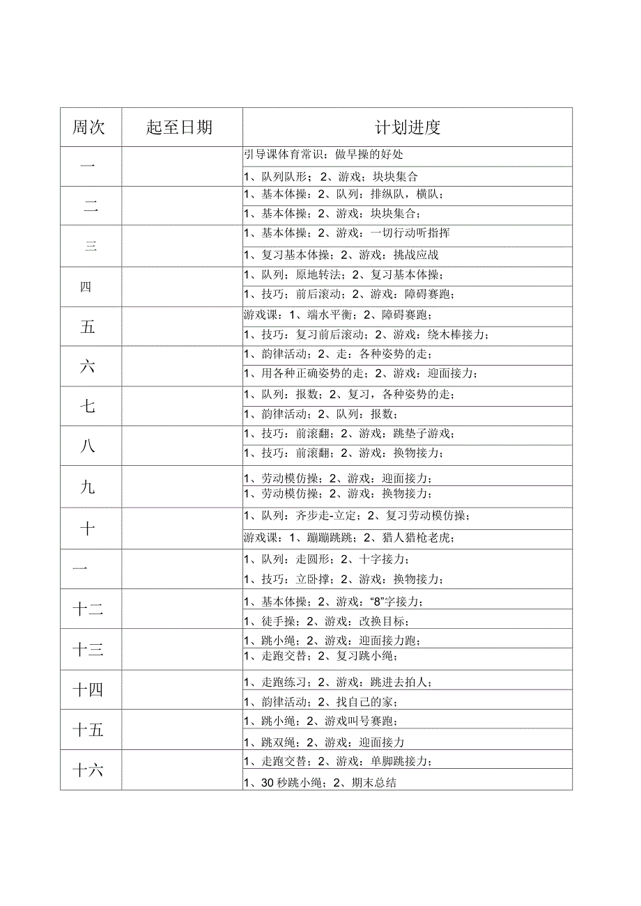 小学五年级体育全套的教案_第3页