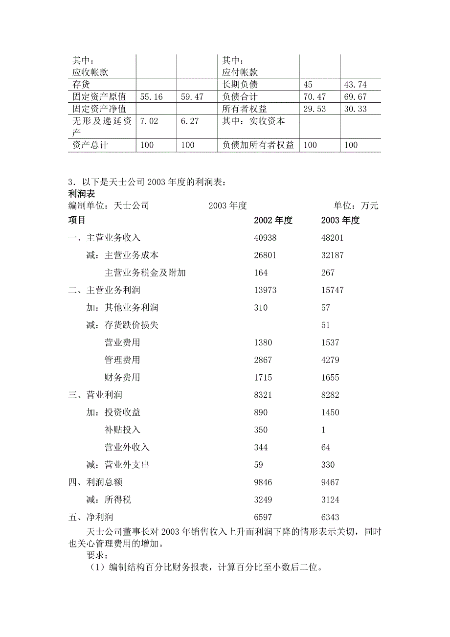 财务报表分析作业及答案_第4页