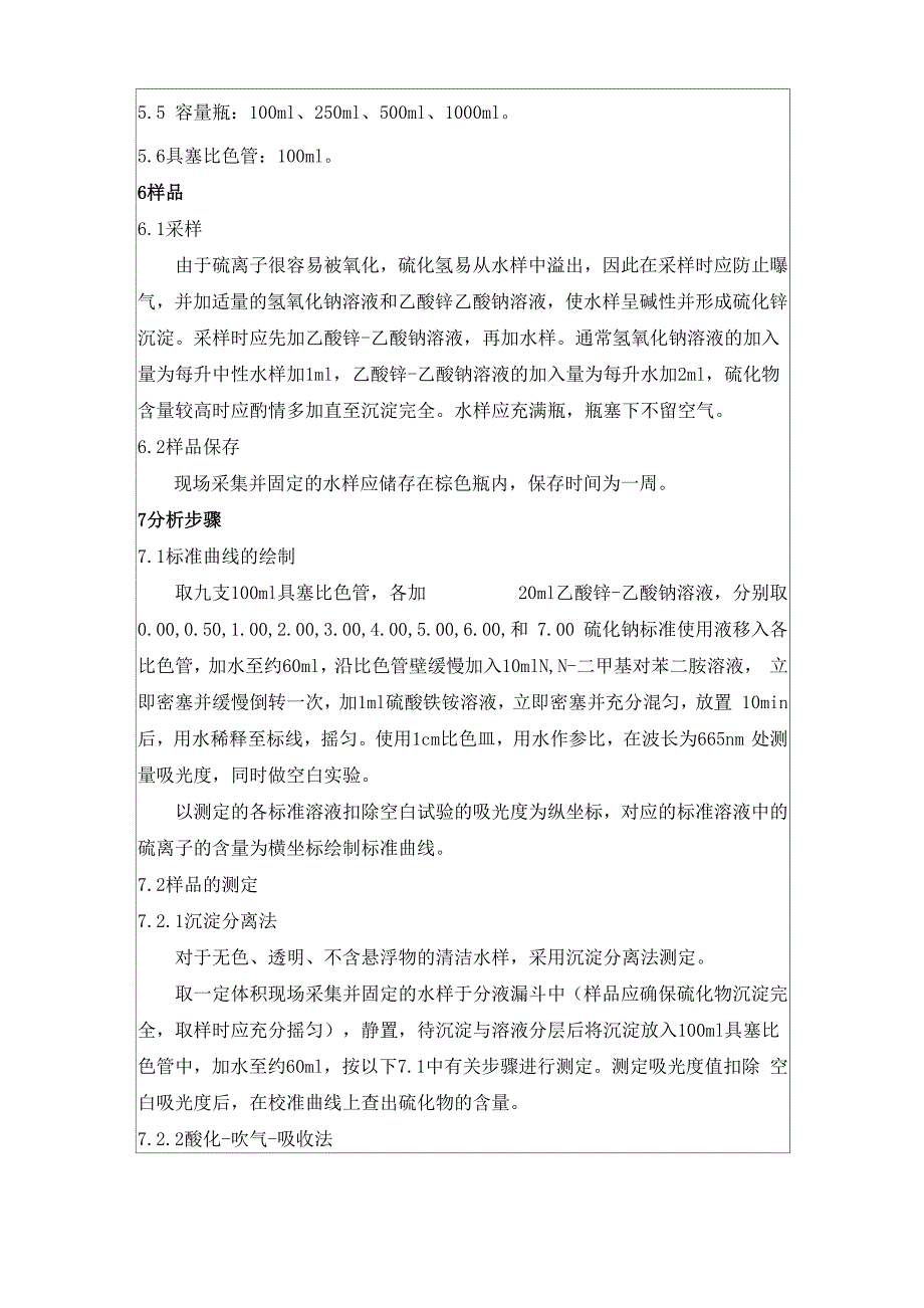 水质 硫化物的测定 亚甲基蓝分光光度法_第3页