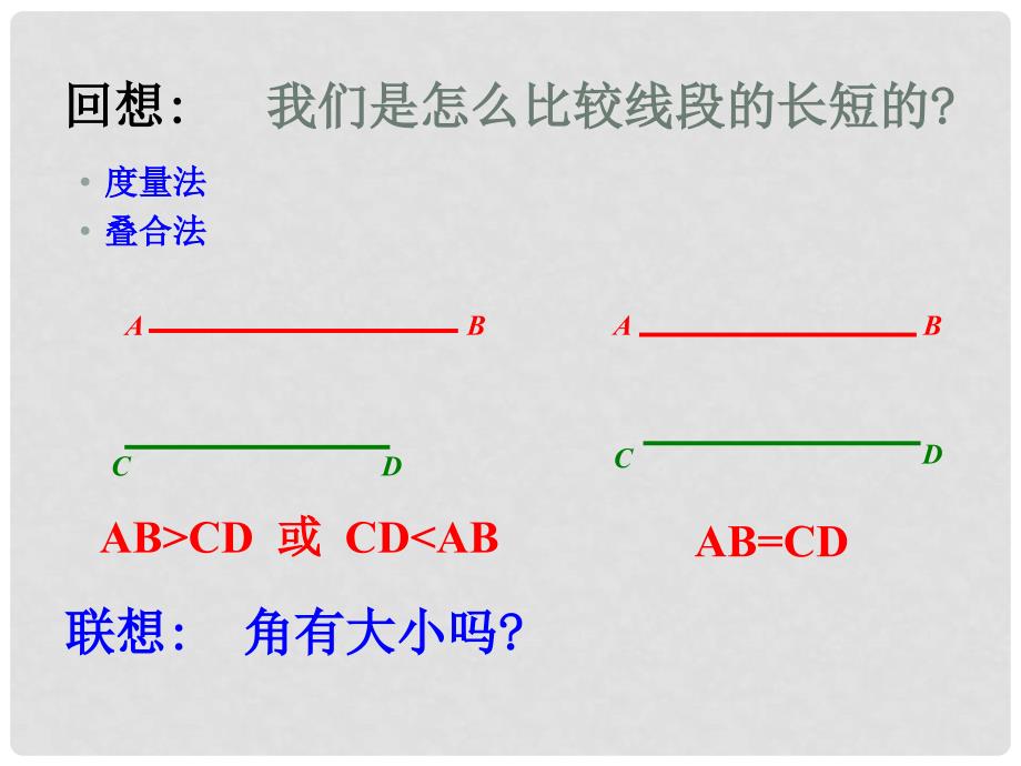 七年级数学上4.5角的大小比较课件(沪科版)_第2页