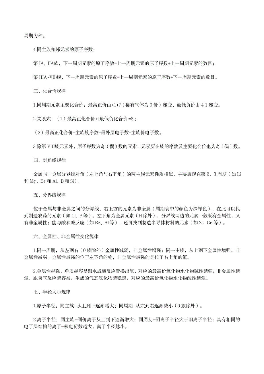 2023年元素周期表知识点归纳总结全面汇总归纳终极版_第2页