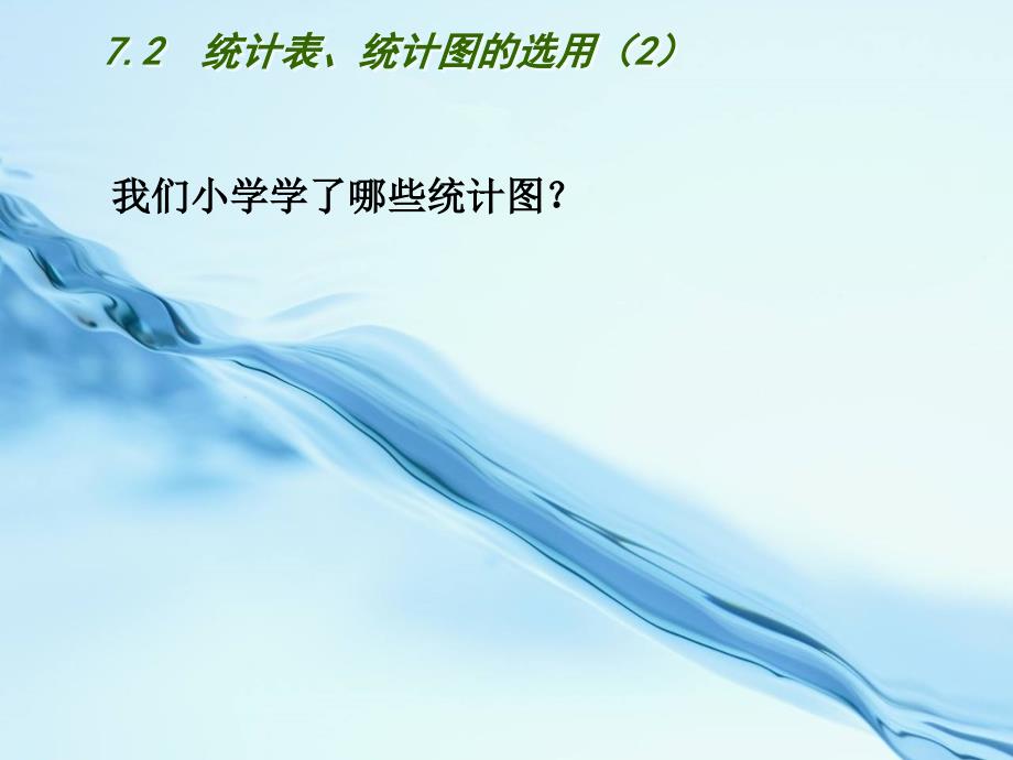 2020苏科版八年级数学下册：7.2统计表、统计图的选用2ppt课件_第3页