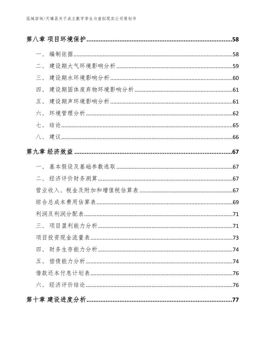 天镇县关于成立数字孪生与虚拟现实公司策划书_第5页