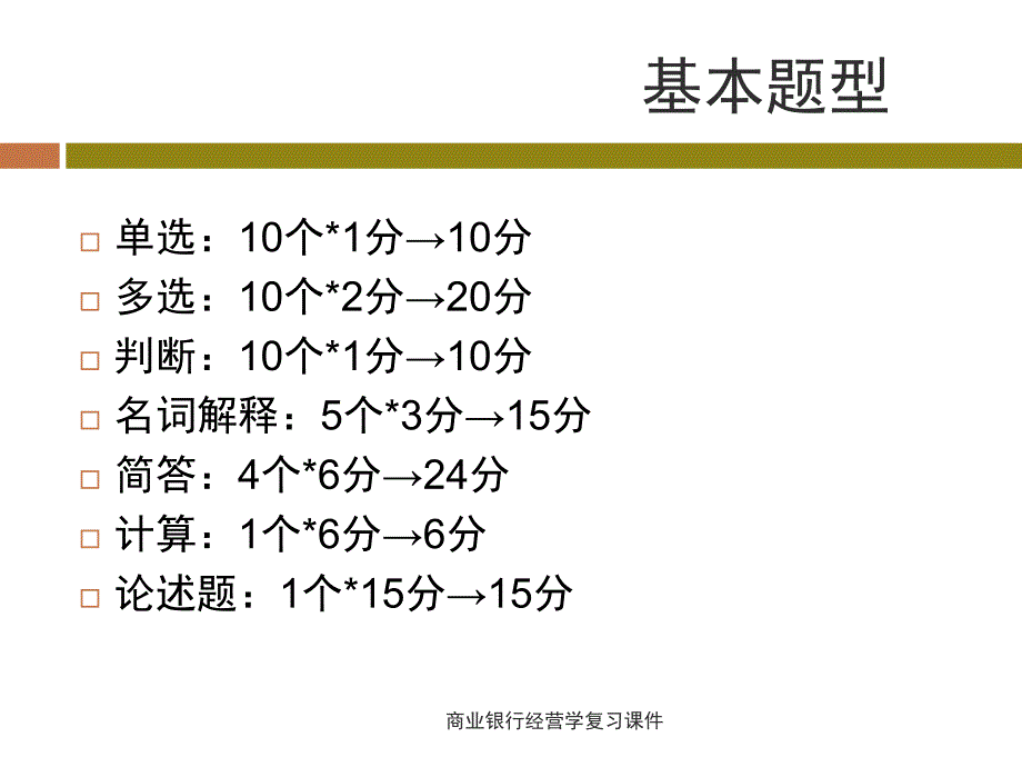 商业银行经营学复习课件_第3页