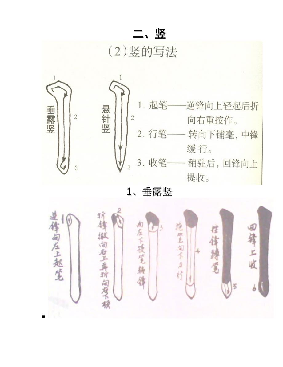 毛笔字基本笔画word (3)_第4页