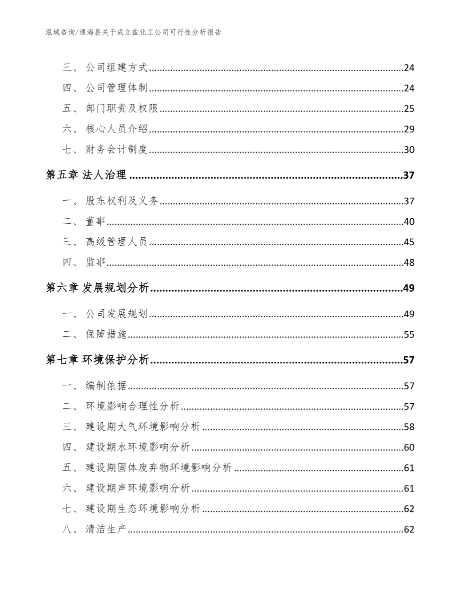 通海县关于成立盐化工公司可行性分析报告（参考模板）_第3页