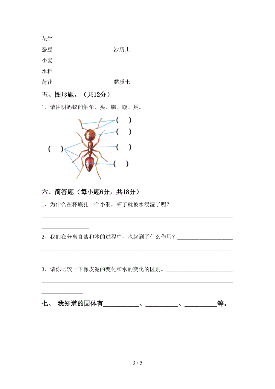 冀教版三年级科学上册期中考试题(全面).doc_第3页