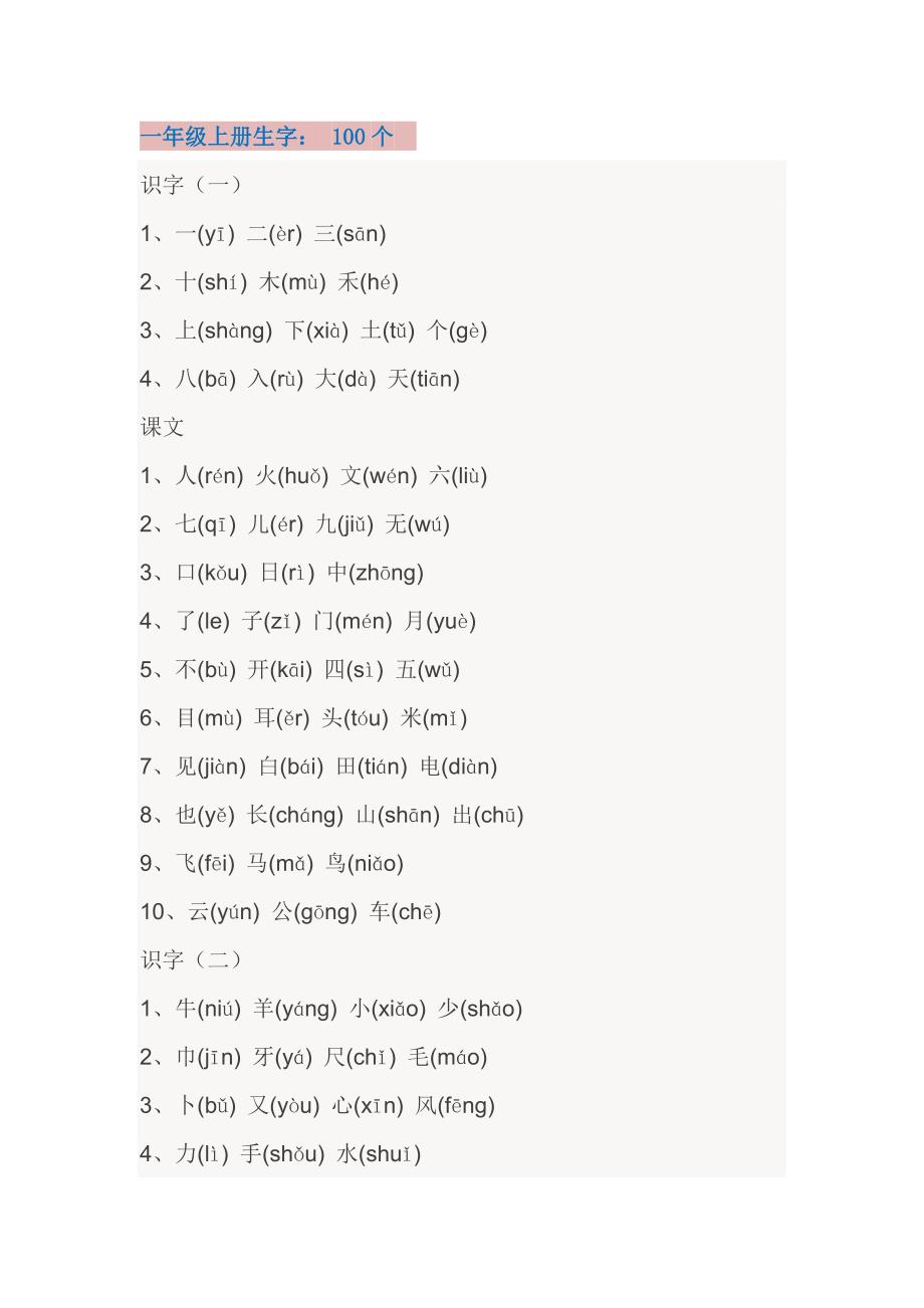 一~三级生字带拼音_第1页