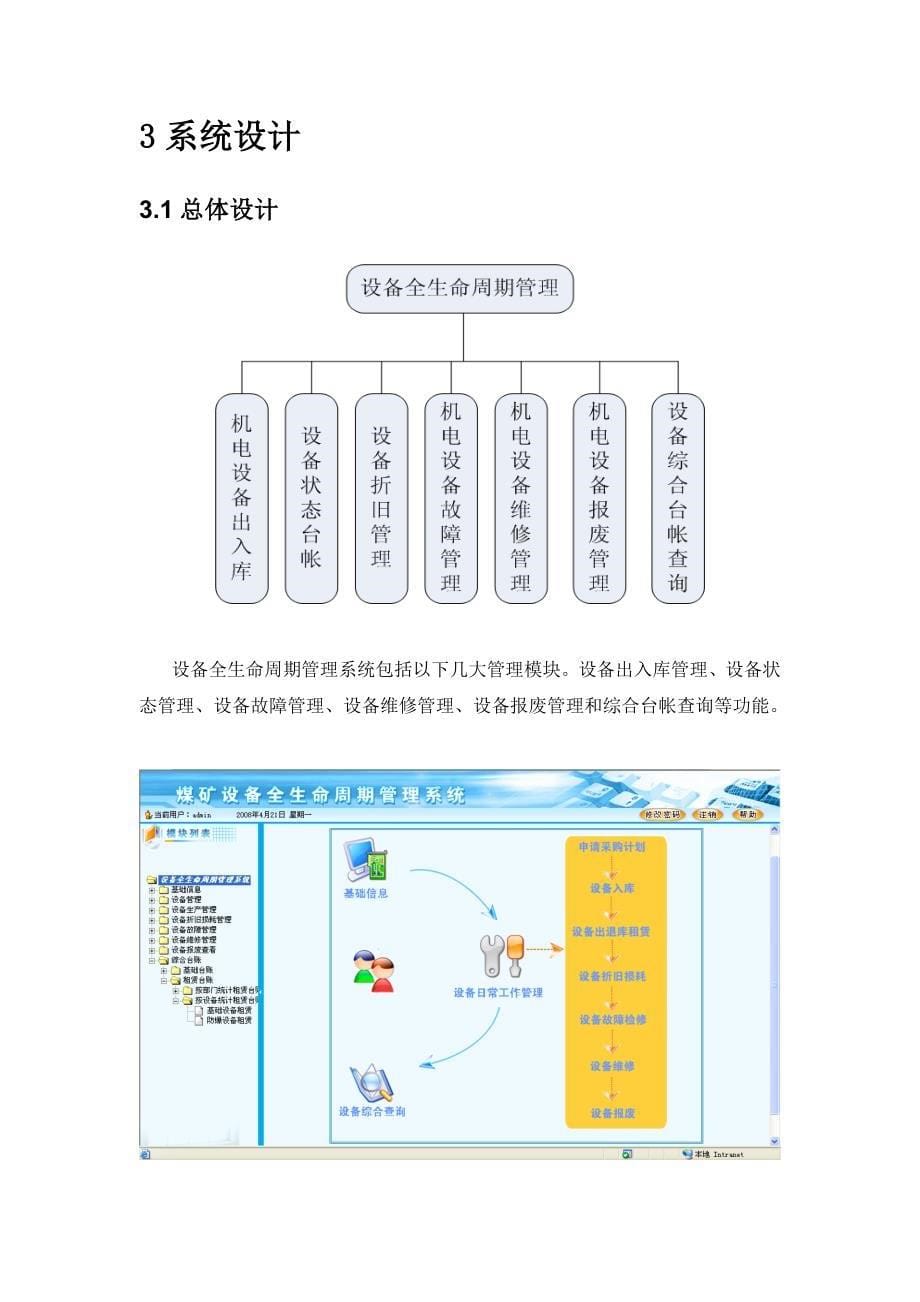 XX集团阳煤新景矿煤矿设备管理软件方案_第5页