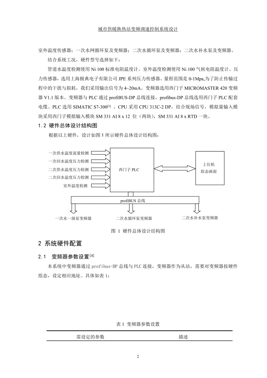 城市供暖换热站变频调速设计_第2页