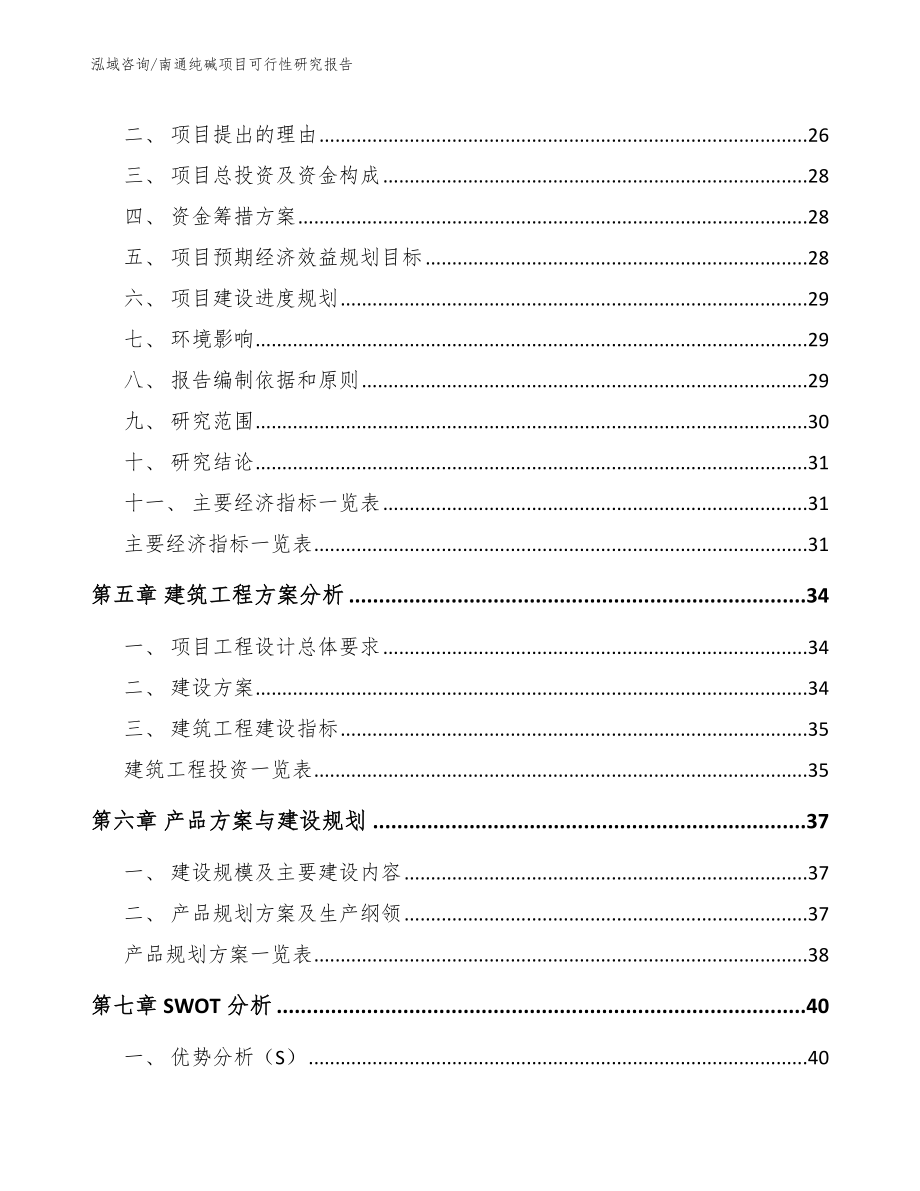 南通纯碱项目可行性研究报告（模板参考）_第3页