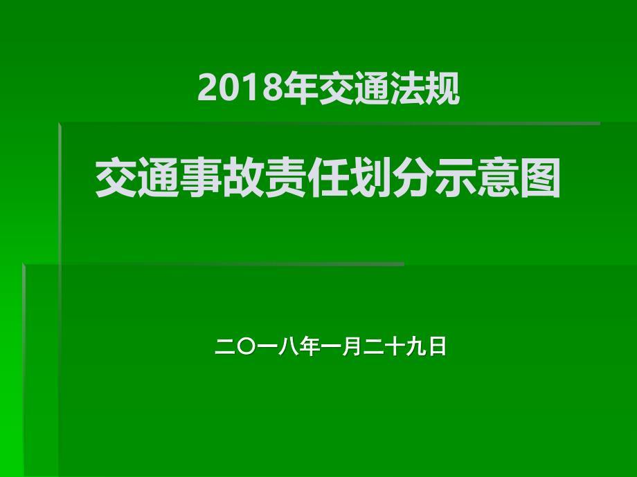 交通责任划分示意图2