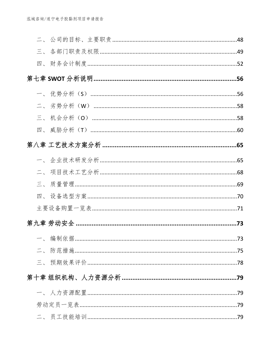 遂宁电子胶黏剂项目申请报告_第4页