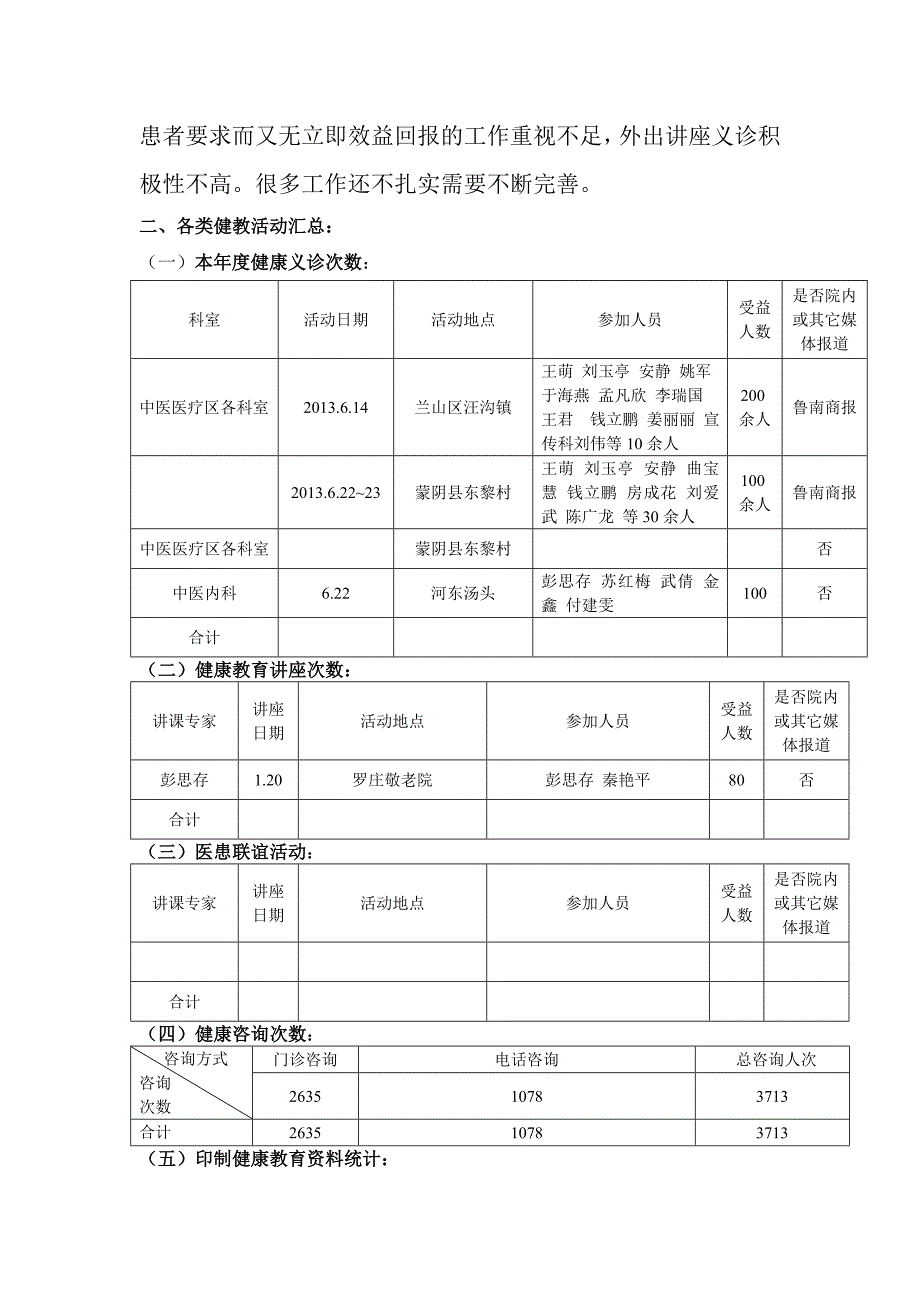 医疗区健康教育总结_第2页