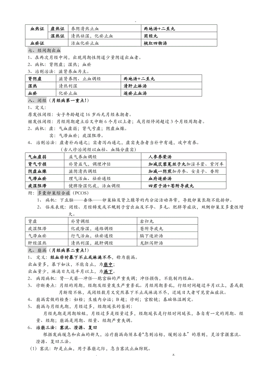 中医妇科学重点版_第4页