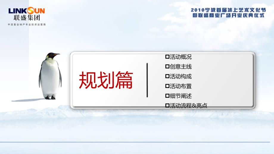 宁波首冰上艺术文化节暨联盛商业广场开业庆典仪式活动策划方案_第4页