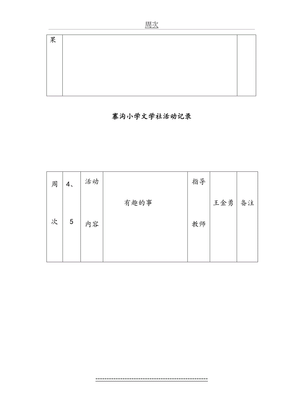 文学社活动记录表_第4页