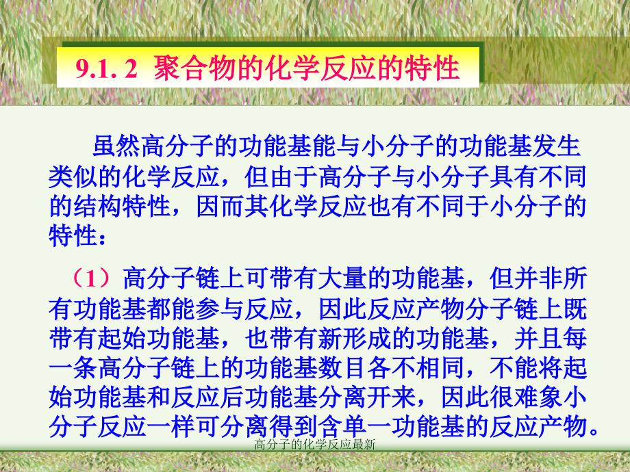 高分子的化学反应最新课件_第4页