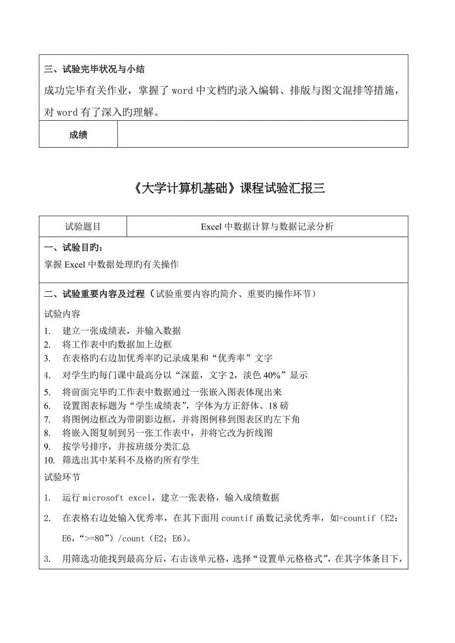 2022年大学计算机课程实验报告.docx_第5页