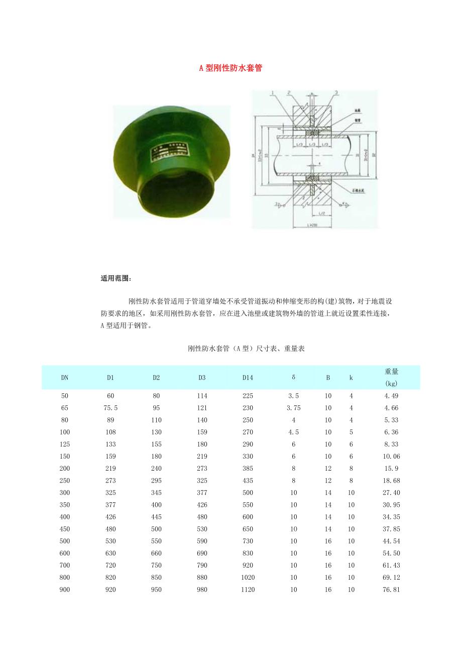 刚性防水套管_第1页