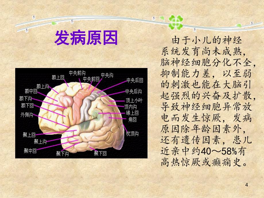 小儿高热惊厥的急救护理及健康宣教课件_第4页