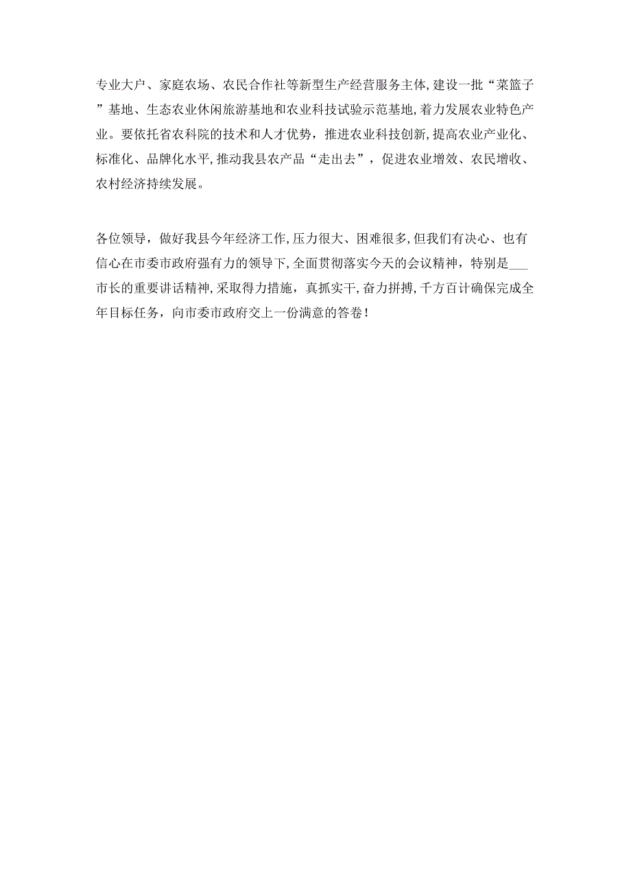 在全市经济工作座谈会上的发言_第3页