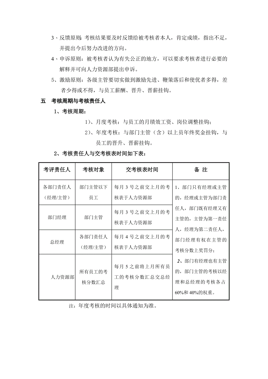 某物流公司绩效考核管理制度_第3页