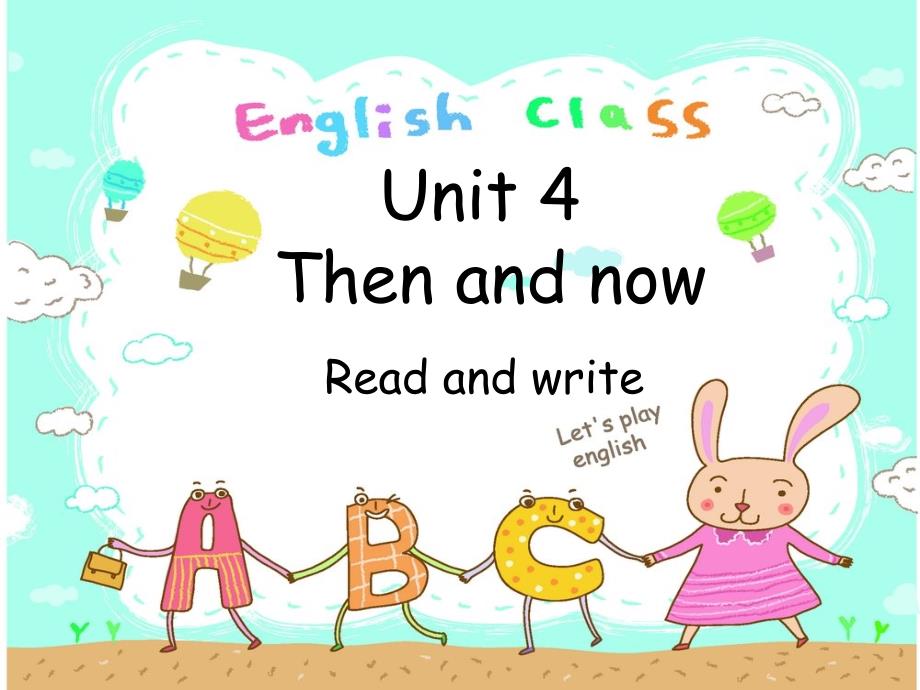 六下 Unit 4 B Read and write_第1页