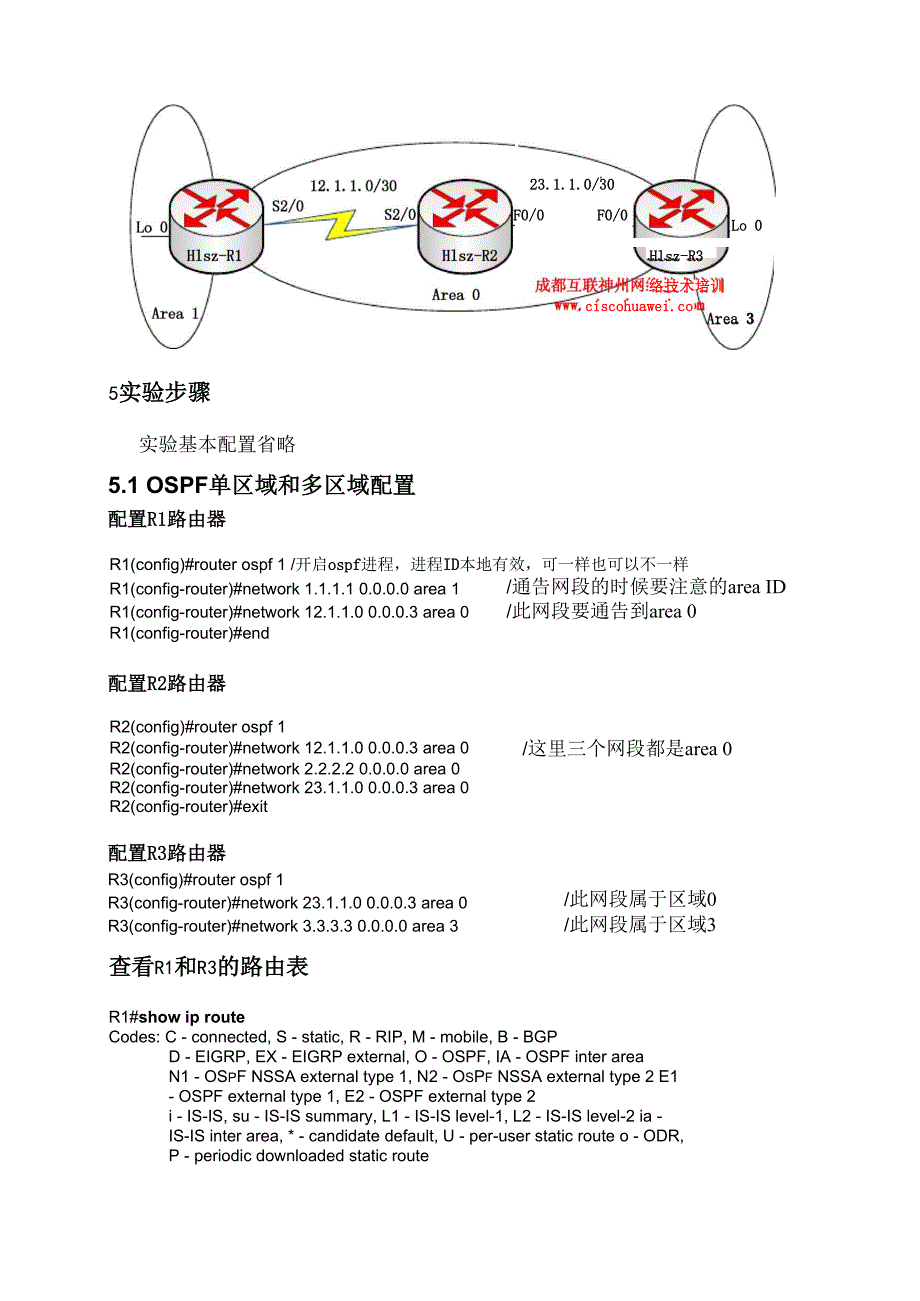实验4 路由协议-OSPF_第2页