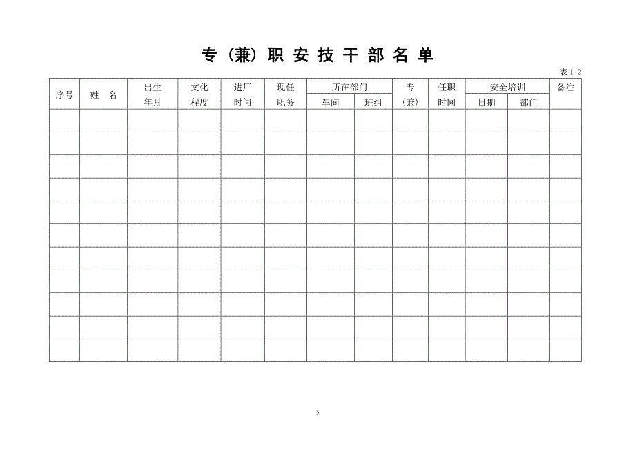 标准化表格（精品）_第3页