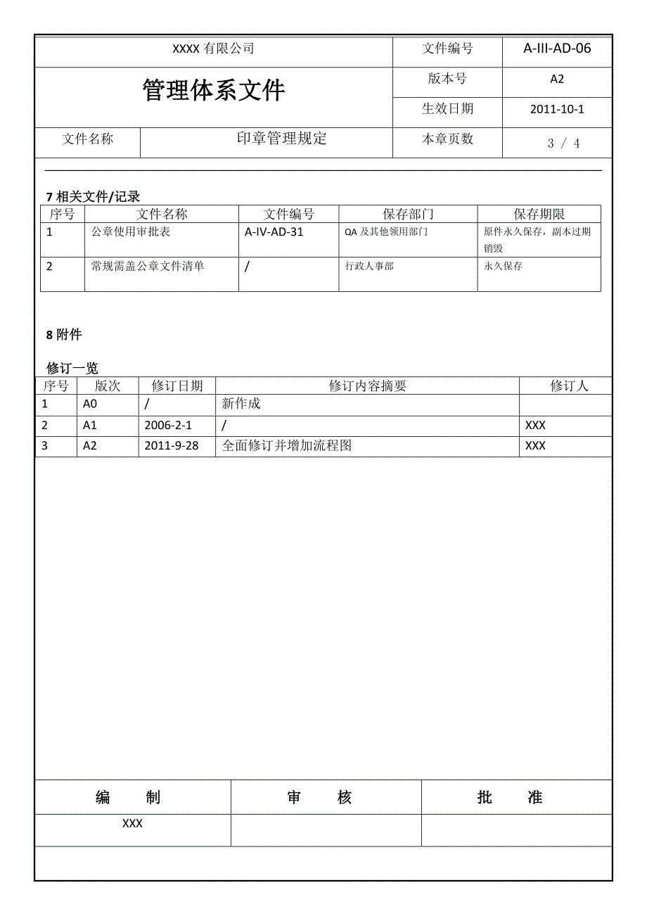 公司印章管理规定(含流程图).doc_第3页