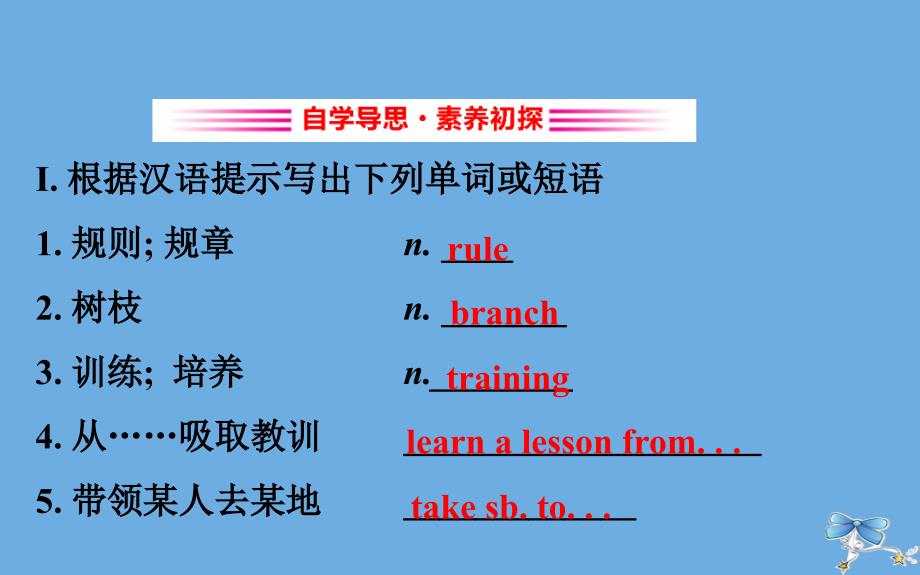 2020版九年级英语全册 Unit 3 Safety Lesson 18 Never Catch a Dinosaur课件 （新版）冀教版_第2页