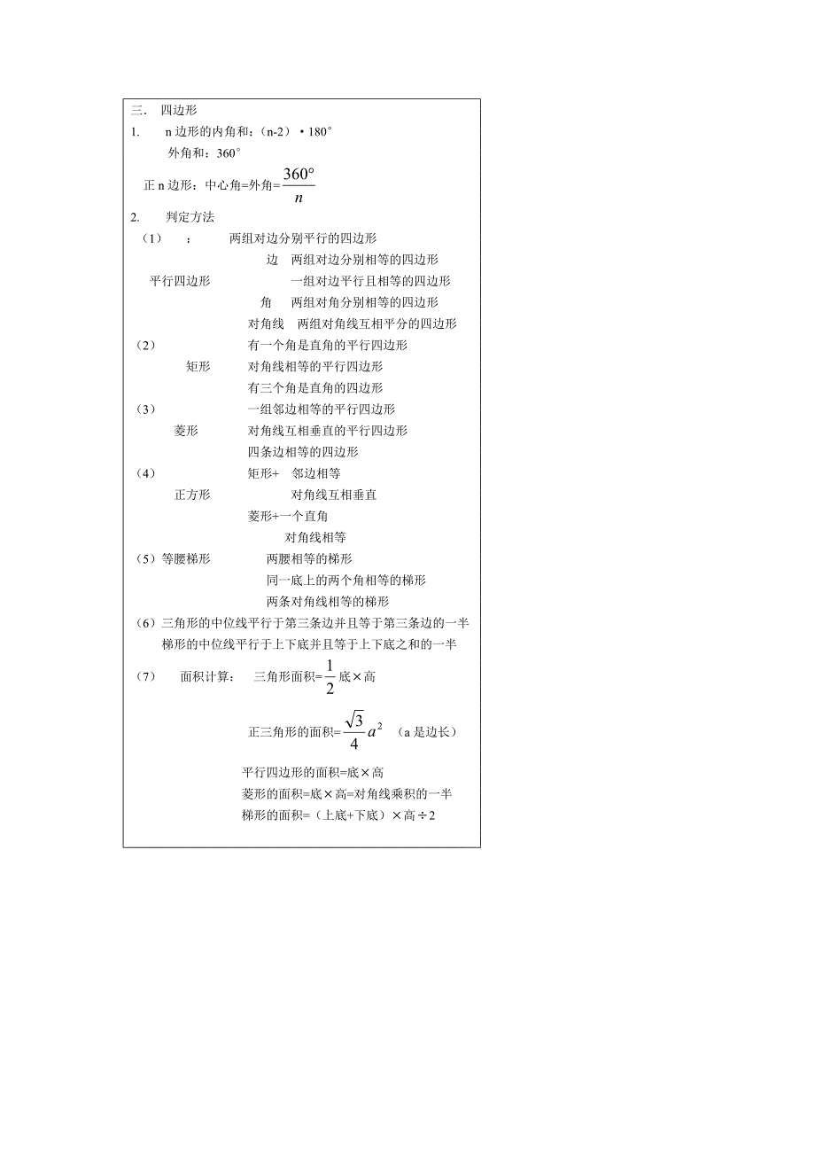 初三数学公式集_第3页