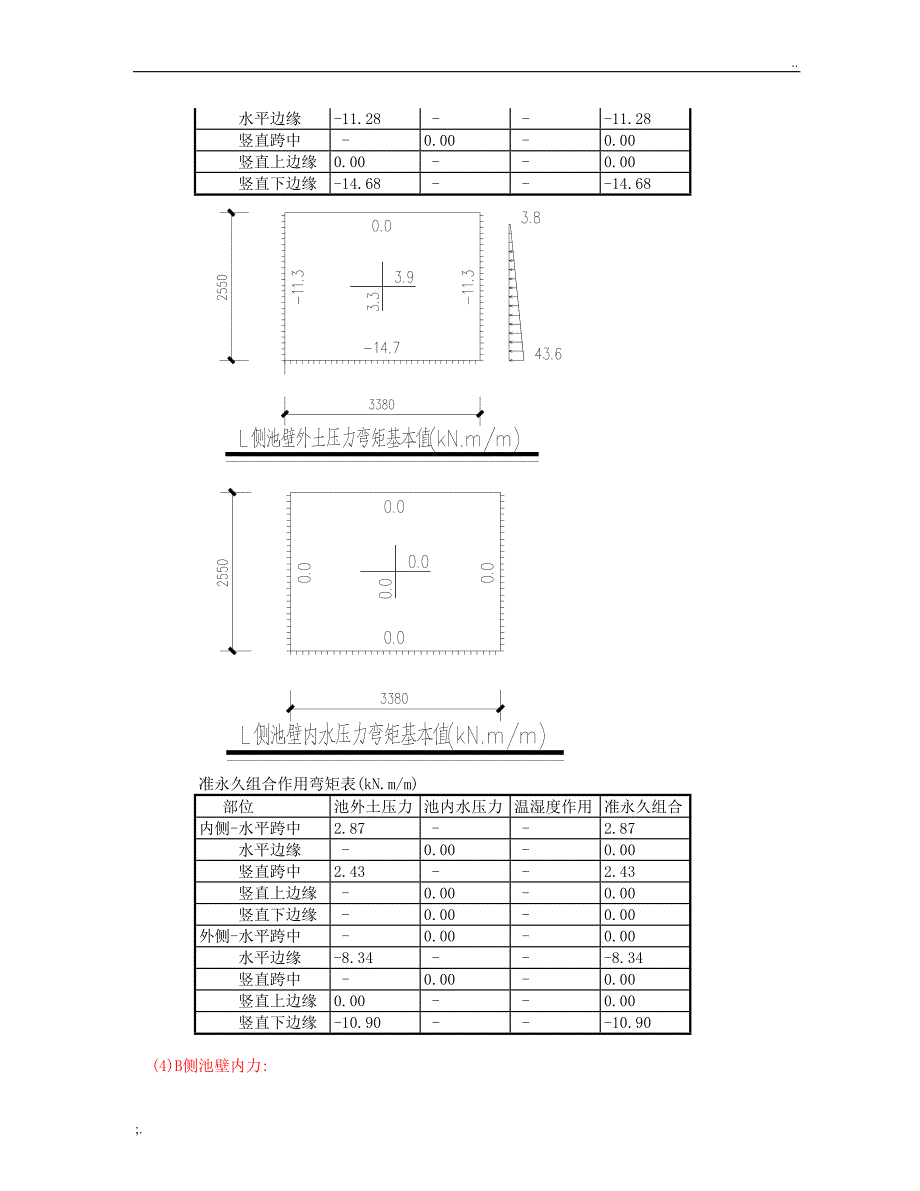 矩形水池详细计算书_第4页