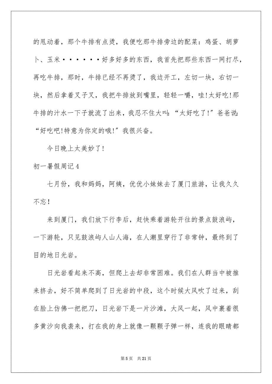 2023年初一暑假周记14.docx_第5页