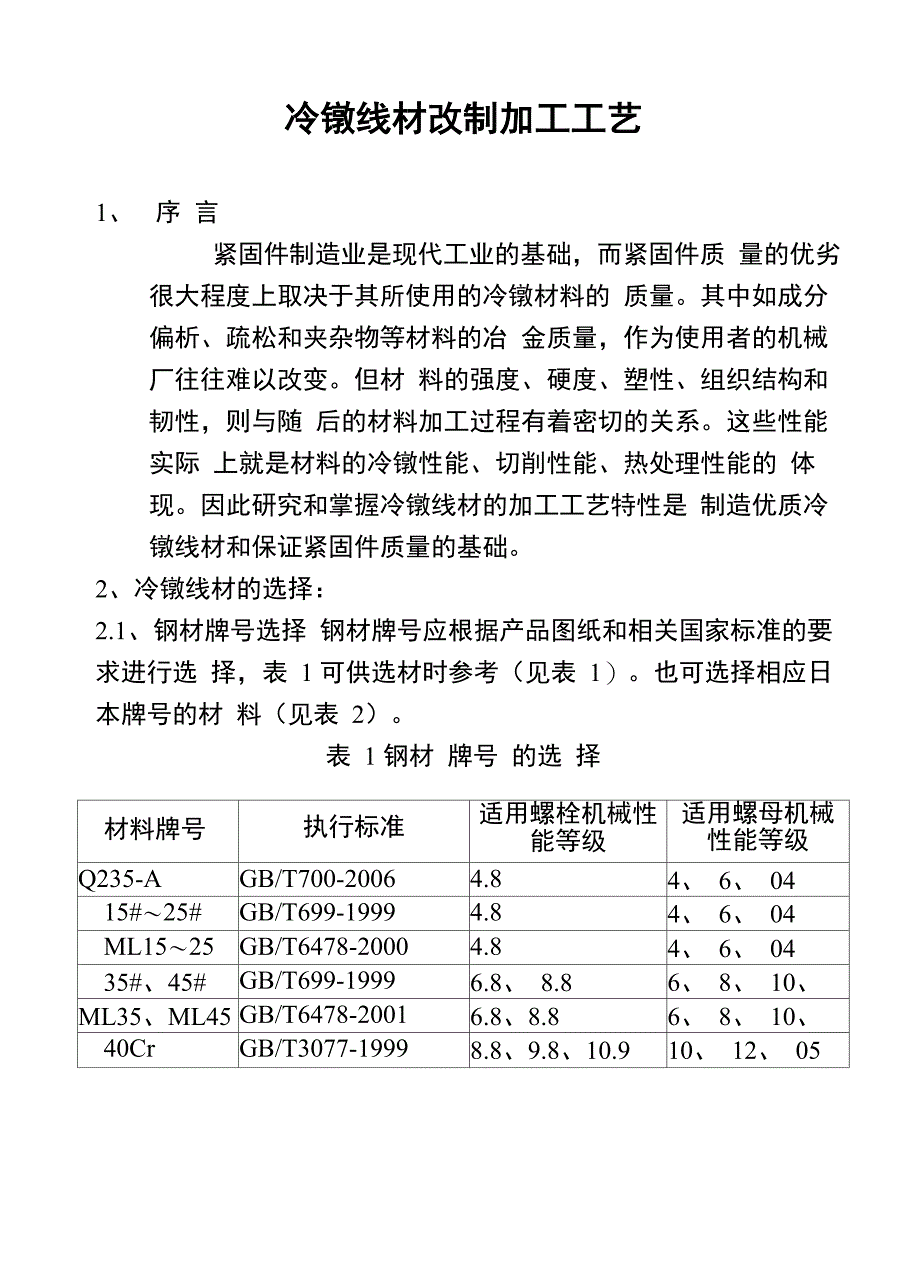 冷镦线材改制加工工艺_第1页