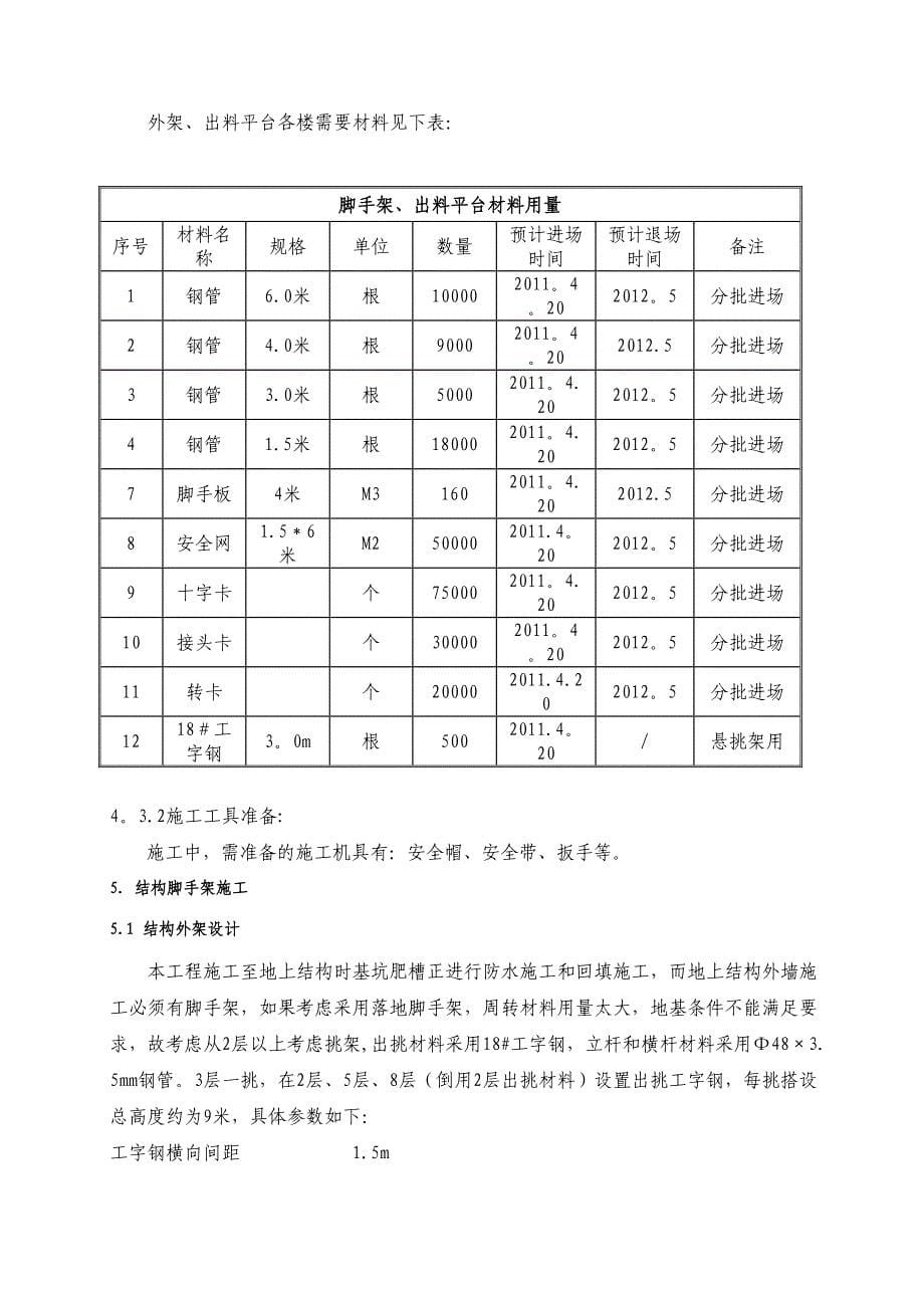 XX脚手架施工方案_第5页