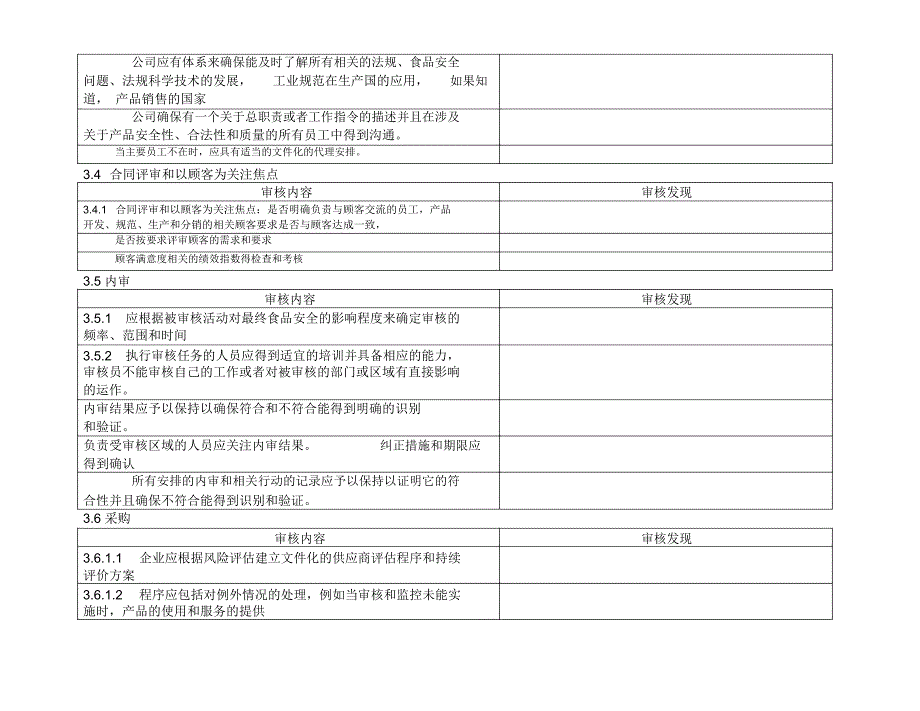 BRC内审核查表_第4页