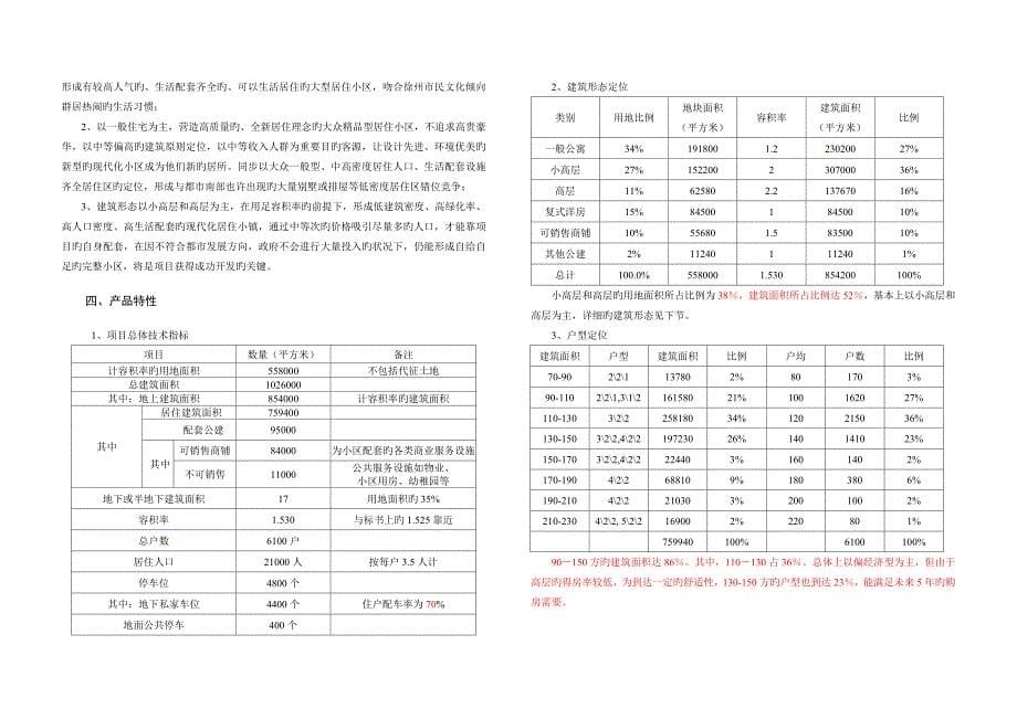 徐州杏山子项目产品定位与规划建筑方案_第5页