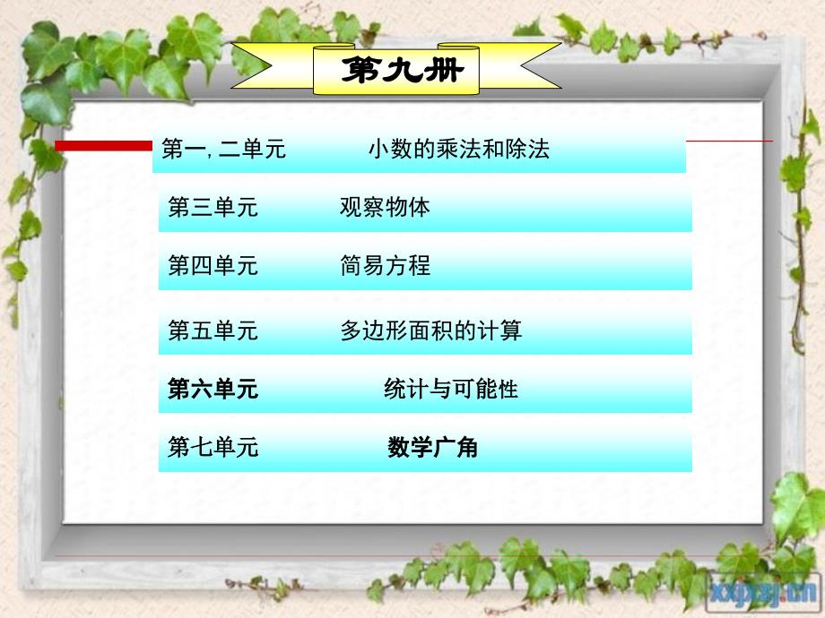 全册五年级数学上册总复习@无忧PPT_第2页