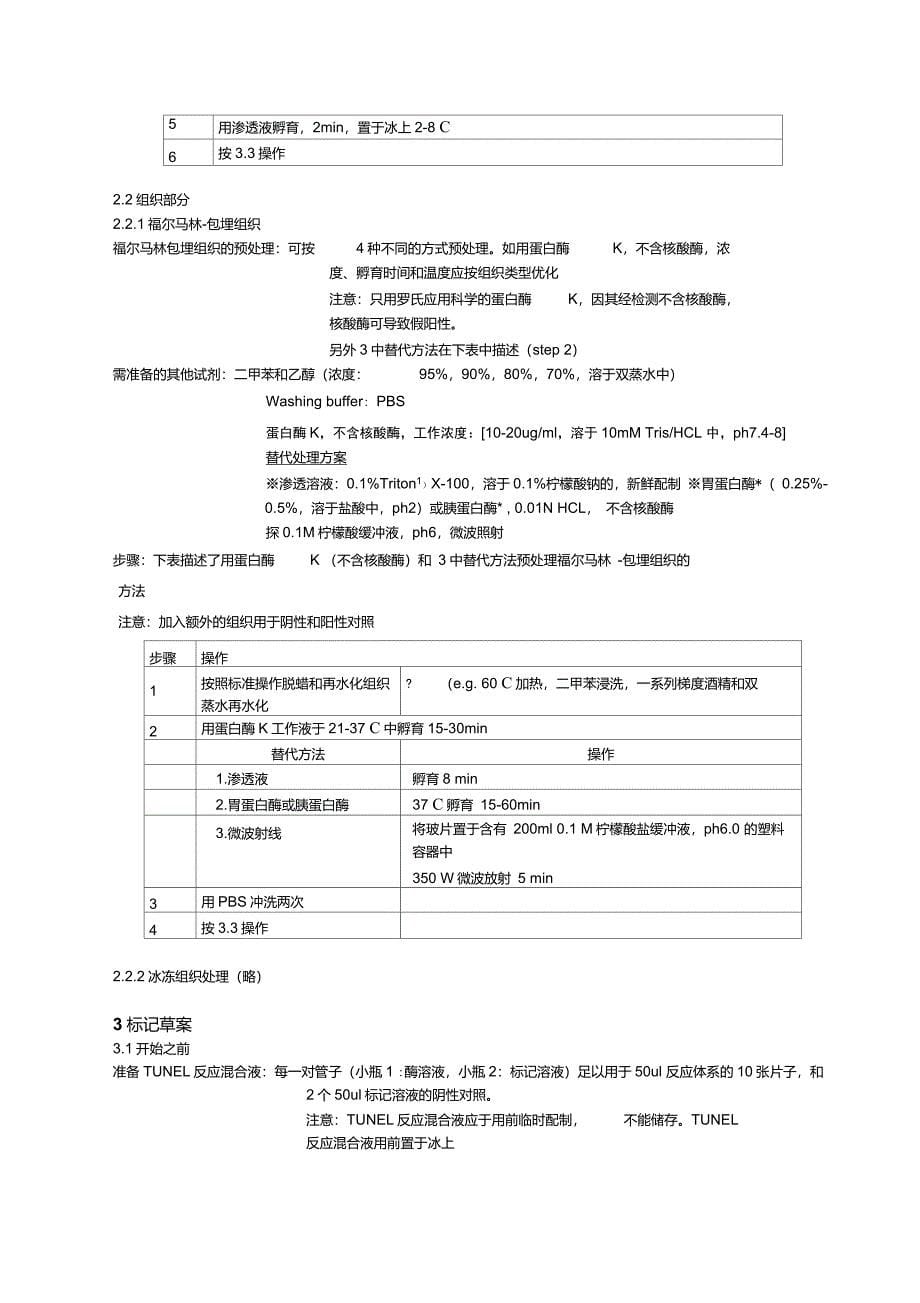 自己翻译的罗氏tunel检测细胞凋亡试剂盒说明书_第5页